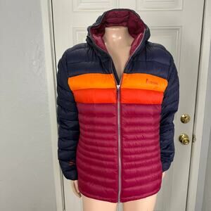 Cotopaxi Women's Jacket Large Down Full Zip Coat Insulated Winter Hooded E4-8